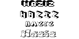 Coloriage Haziz