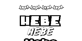 Coloriage Hebe