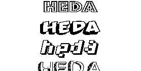 Coloriage Heda