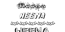 Coloriage Heena