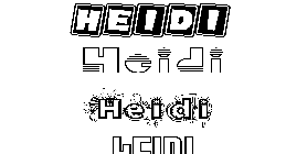 Coloriage Heidi