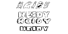 Coloriage Heidy
