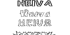 Coloriage Heiva