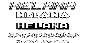 Coloriage Helana