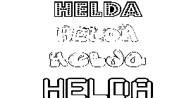 Coloriage Helda