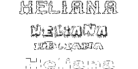 Coloriage Heliana