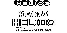 Coloriage Helios