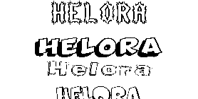 Coloriage Helora
