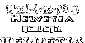 Coloriage Helvetia