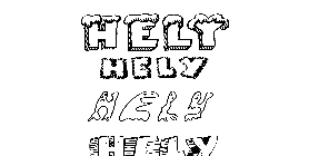 Coloriage Hely