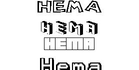 Coloriage Hema