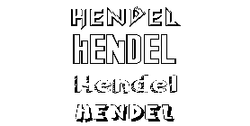 Coloriage Hendel
