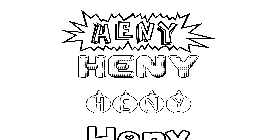 Coloriage Heny