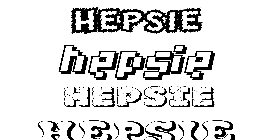 Coloriage Hepsie