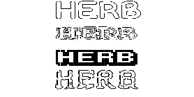 Coloriage Herb