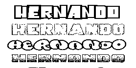 Coloriage Hernando