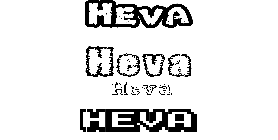 Coloriage Heva