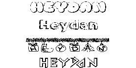 Coloriage Heydan