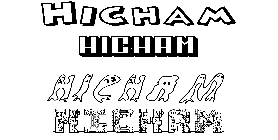 Coloriage Hicham