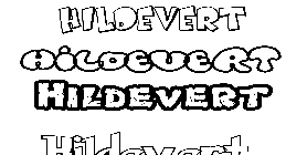 Coloriage Hildevert