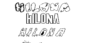 Coloriage Hilona