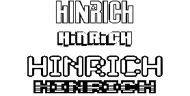 Coloriage Hinrich