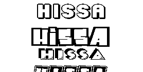 Coloriage Hissa
