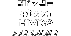 Coloriage Hivda