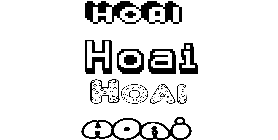 Coloriage Hoai