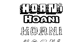 Coloriage Hoani