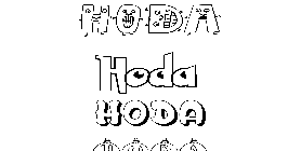 Coloriage Hoda