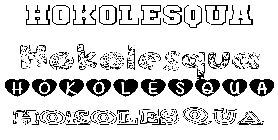 Coloriage Hokolesqua