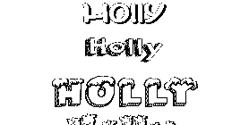Coloriage Holly