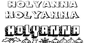 Coloriage Holyanna