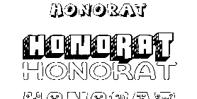 Coloriage Honorat