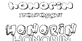 Coloriage Honorin