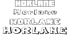 Coloriage Horlane