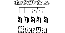 Coloriage Horya