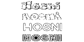 Coloriage Hosni