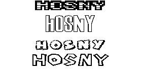 Coloriage Hosny