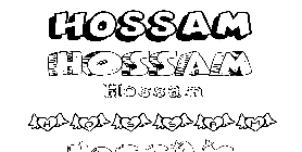 Coloriage Hossam