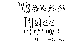 Coloriage Hulda