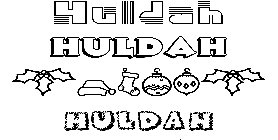 Coloriage Huldah