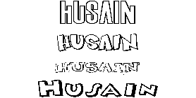 Coloriage Husain