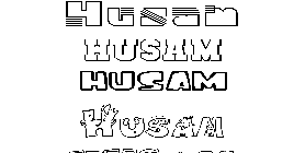 Coloriage Husam