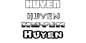 Coloriage Huyen