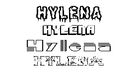 Coloriage Hylena