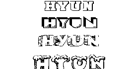 Coloriage Hyun