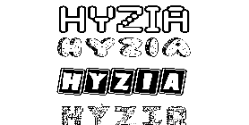 Coloriage Hyzia