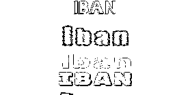 Coloriage Iban